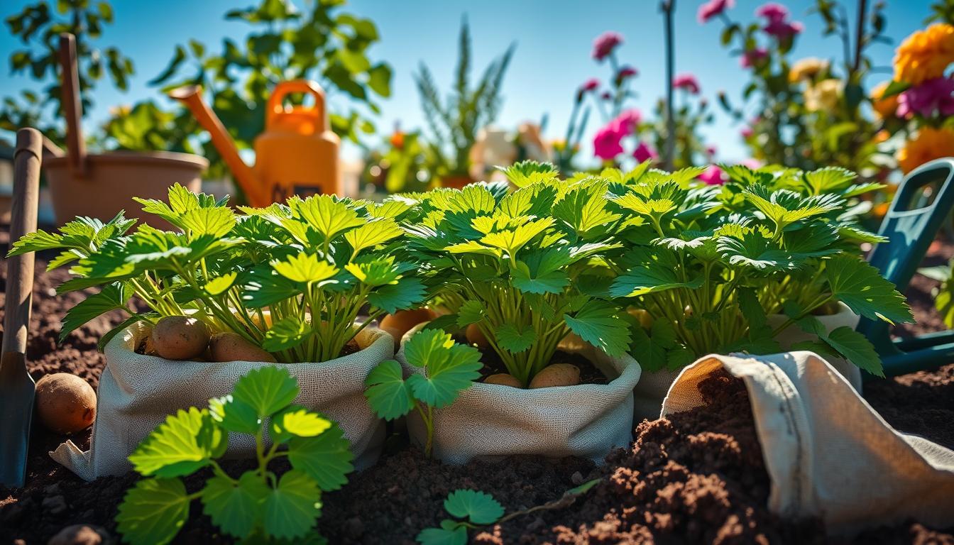 Un guide complet pour cultiver des patates douces dans des sacs de terre