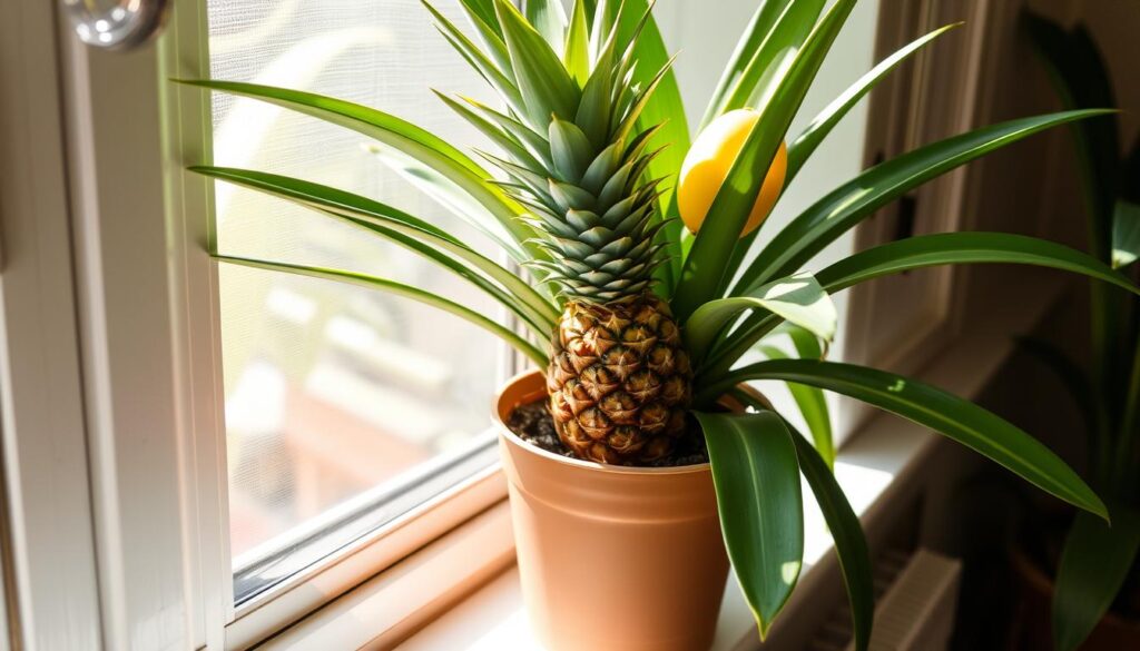 ananas en pot