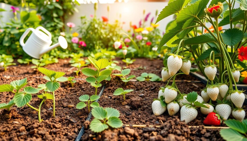 comment faire pousser des fraises blanches