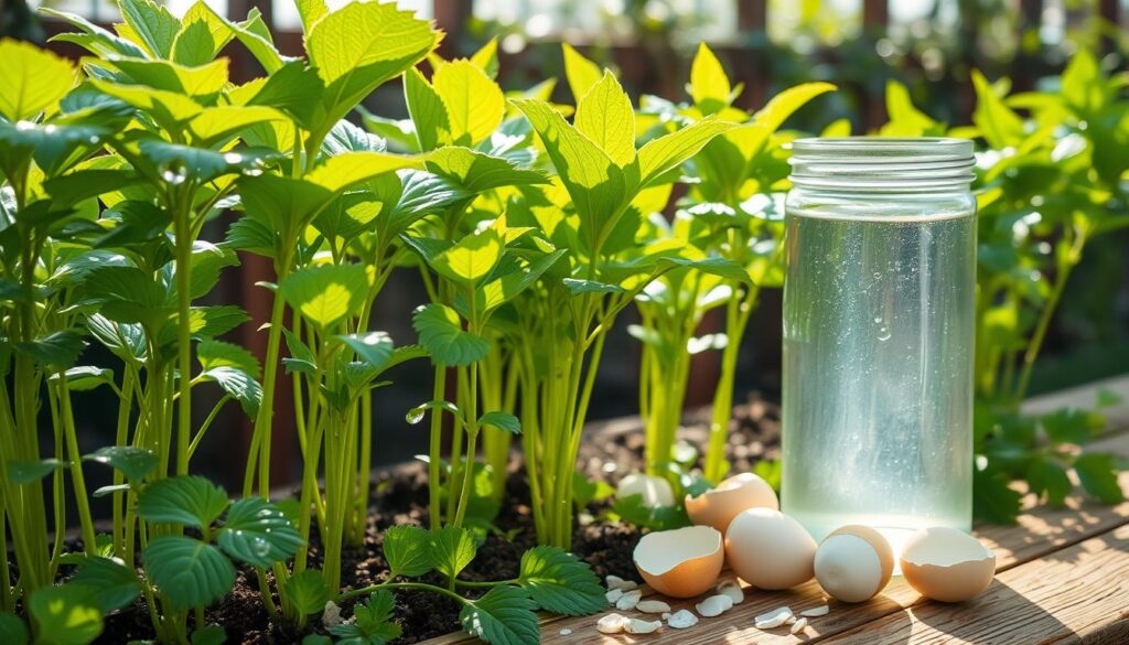 eau de riz pour les plantes