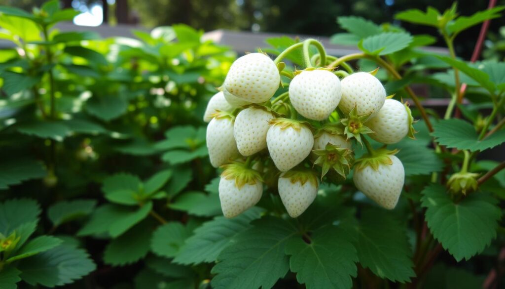 fraises blanches