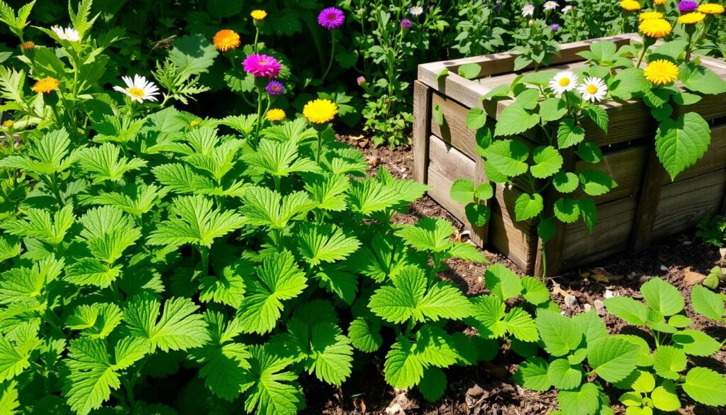 jardinage naturel avec ortie