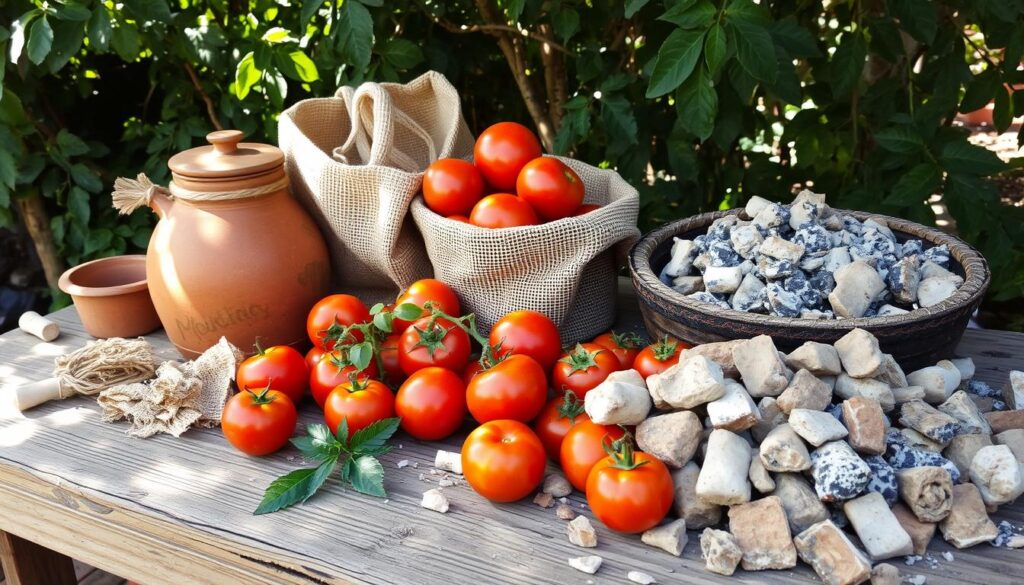 matériel nécessaire pour la conservation des tomates